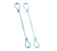 Vicloon Sangles de Jouets pour Bébé, 2PCS Sangles de Gobelet Réglables en Silicone pour Poussettes, Chaise Haute, Silicone Pacifier Chain pour Enfants de 18 Mois et Plus