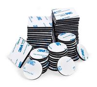 Vicloon Scotch Double Face Extra Fort, 55pcs Adhésif Double Face Puissant, Scratch Autocollant Puissant Ruban Mousse, 5M Pastille Adhesive pour la Maison, Bureau, Portes, DIY