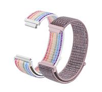 Vicloon Tressé Bracelet Montre en Nylon, 2Pcs 16mm 18mm 20mm Remplacement Bracelet de Montre en Nylon, Watch Straps Bracelets Homme et Femme Bandes à Boucle Réglable Dégagement Rapide