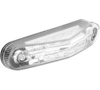feu arrière LED Verre Transparent 83 x 22 mm de Marque de contrôle électronique avec éclairage de Plaque minéralogique Universel