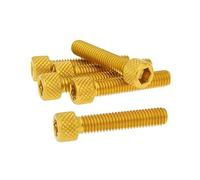 Vicma Hexagon Socket Screw Set - en Aluminium anodisé Doré - 6 pcs - M6 x 30 - Styling