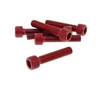 Vicma Hexagon Socket Screw Set - en Aluminium anodisé Red - 6 pcs - M6 x 30 - Styling