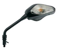 Vicma Miroir Ducati Multistrada gauche, argent | M10/125, clignotant intégré compatible avec Ducati 1100 Multistrada S 2007-2009, Ducati 620 Multistrada 2005-2006