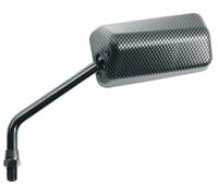 Vicma Mirror F1 Left, Right Courtes M8 Main Thread, Aspect Carbone Mat, Argent