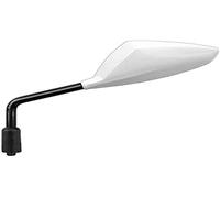Vicma Rétroviseur Sport Gauche - Filetage (Adaptateur) M8/M10 - Forme Triangulaire - Blanc