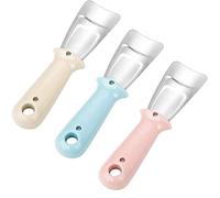 VICMAT Lot de 3 grattoirs à glace pour réfrigérateur, congélateur, cuisine, appareils de nettoyage pour congélateur, réfrigérateur (bleu, rose, vert)