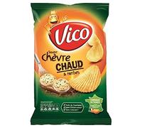 Vico Chips Chèvre Chaud Et Herbes120g (lot de 6)