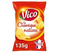 VICO - Chips Classiques Natures 135G - Lot De 4 - Offre Special