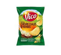 Vico - Chips Grill Chevre Chaud Et Herbes 120G - Lot De 5 - Vendu Par Lot - Livraison Gratuite En France