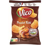 Vico Chips saveur poulet rôti 125g