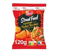 Vico Chips Street Food Saveur Poulet Tex Mex 120g