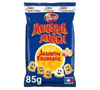 VICO MONSTER MUNCH - Jambon Fromage 85G - Lot De 4 - Vendu Par Lot