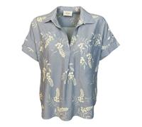 ViCOLO - Tab0526 Blouse - Femme - Blouses et Chemises - Bleu - Taille: 42 FR