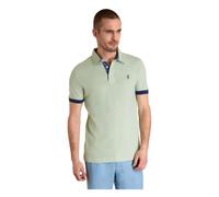 Vicomte A. - Petersham Polo - Homme - Tops - Vert - Taille: S