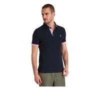 Vicomte A. - Polo à Détails Imprimé navy - Vicomte - Homme - Tops - Bleu - Taille: S
