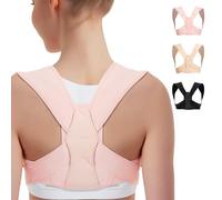 Vicorrect Redresse Dos Correcteur de Posture, Posture Correcteur Réglable pour le haut du dos qui soutient la clavicule et soulage les douleurs du cou, des épaules et du haut du dos (S/M)