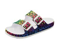 VICT POPU Mules pour femme avec semelle intérieure - Sandales plates antidérapantes - Pour l'été - Décontractées - En EVA - Pour adulte, 40 EU