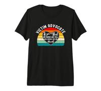 Victim Advocate Support Appréciation Violence Domestique T-Shirt Haut de Gamme