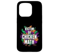 Victim of Chicken Math Funny Backyard Poultry Farmer Coque pour iPhone 15 Pro