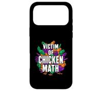 Victim of Chicken Math Funny Backyard Poultry Farmer Coque pour iPhone 17 Pro Max