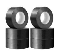 Victoam Lot de 6 rouleaux de ruban adhésif multi - 50 mm x 25 m - Pare-vapeur professionnel - Résistant aux UV et imperméable - Pour fixation de câbles, joint de fenêtre - Convient pour l'industrie et