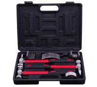 Victoam Lot de 7 outils de débosselage de carrosserie - Outil de débosselage - Marteau à tôle - Kit de réparation pour carrosserie, marteau et poupées - Kit professionnel avec poignées en fibre de