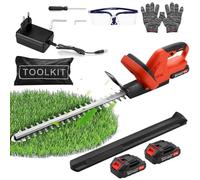Victoam Taille-haie sans fil 21 V, 500 W, batterie sans balais, avec batterie et chargeur, longueur de coupe de 51 cm, taille-haie sans fil pour taille-haie sans fil pour tailler des arbustes