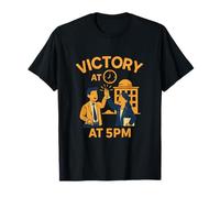 Victoire à 17 h Office Team Spirit Sunset Graphic T-Shirt