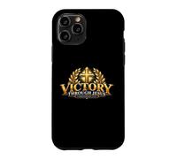 Victoire à Travers Jésus Pâques Écriture chrétienne inspirée Coque pour iPhone 11 Pro