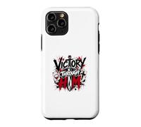 Victoire à Travers Lui Croix guerrière chrétienne Coque pour iPhone 11 Pro