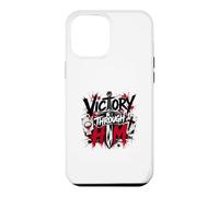 Victoire à Travers Lui Croix guerrière chrétienne Coque pour iPhone 12 Pro Max