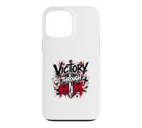 Victoire à Travers Lui Croix guerrière chrétienne Coque pour iPhone 13 Pro Max