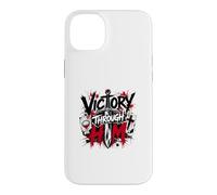 Victoire à Travers Lui Croix guerrière chrétienne Coque pour iPhone 14 Plus