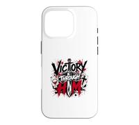 Victoire à Travers Lui Croix guerrière chrétienne Coque pour iPhone 16 Pro