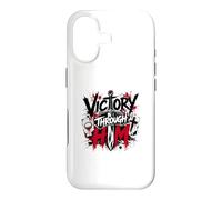 Victoire à Travers Lui Croix guerrière chrétienne Coque pour iPhone 17