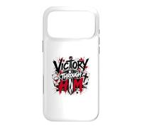 Victoire à Travers Lui Croix guerrière chrétienne Coque pour iPhone 17 Pro Max