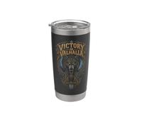 Victoire du Valhalla, Viking Wolf Fenrir Gobelet isotherme en acier inoxydable double paroi