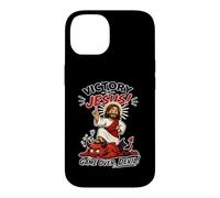 Victoire en Jésus - Paroles chrétiennes Mignonnes Coque pour iPhone 14