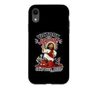 Victoire en Jésus - Paroles chrétiennes Mignonnes Coque pour iPhone XR
