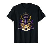 Victoire et Puissance des pions explosifs du Roi des échecs T-Shirt
