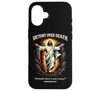 Victoire sur la Mort : Résurrection de Jésus (1 Corinthiens 15:55) Coque pour iPhone 16