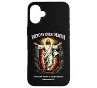 Victoire sur la Mort : Résurrection de Jésus (1 Corinthiens 15:55) Coque pour iPhone 16 Plus