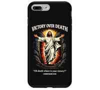 Victoire sur la Mort : Résurrection de Jésus (1 Corinthiens 15:55) Coque pour iPhone 7 Plus/8 Plus