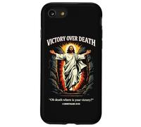 Victoire sur la Mort : Résurrection de Jésus (1 Corinthiens 15:55) Coque pour iPhone SE (2020) / 7/8