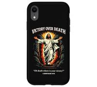 Victoire sur la Mort : Résurrection de Jésus (1 Corinthiens 15:55) Coque pour iPhone XR