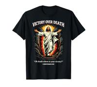 Victoire sur la Mort : Résurrection de Jésus (1 Corinthiens 15:55) T-Shirt