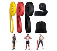Victoper Bandes de résistance - 3 pièces/Ensemble Bandes élastiques pour la Musculation, la Musculation, Les Bandes de résistance pour Le Yoga, Le Stretching Physique