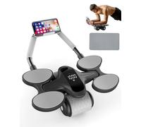 Victoper Roue ABS avec support de coude, affichage LED, calcul des calories, fonction de rebond automatique, roue abdominale