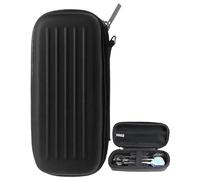 Victoper Sac à fléchettes noir avec système de maintien sûr Protection ultime pour 3 fléchettes en acier ou fléchettes souples Étui rigide avec poches pour vols de fléchettes Un grand nombre