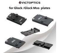 VictOptics Plaque de Montage en Acier pour Red Dot pour Glock / Glock MOS, Compatible avec les Empreintes R.M.R / DOC / R.M.S.c SCFRM-16